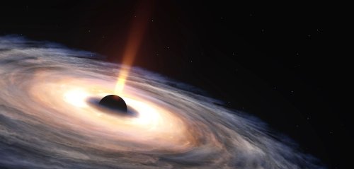 Schwarzes Loch: Gewaltiger Jet deutet direkt auf die Erde