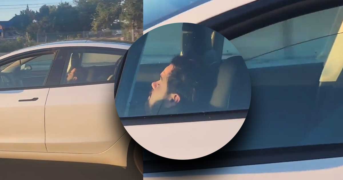 Video Appears to Show Tesla Driver Completely Asleep on Highway