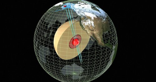 Scientists Discover Gigantic Solid Metal Ball Inside the Earth's Core