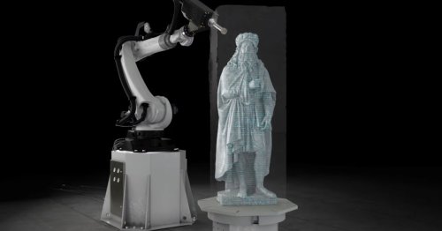 Italy Invents Robot That Carves Sculptures Out of Marble Like Michelangelo