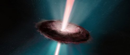 A Powerful Energy Beam in Space Seems to Exceed the Speed of Light