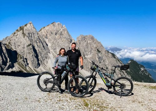 E-MTB-Touren in Osttirol mit Hochsteinrunde, Dolomitenhütte und Karlsbaderhütte