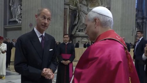 Er tanzt beim Amtsantritt von Papst Leo aus der royalen Reihe