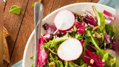 Frischer Radieschensalat mit Kresse