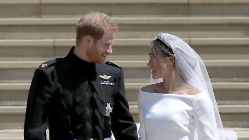 Prinz Harry + Herzogin Meghan: Bisher ungesehenes Foto ihrer Hochzeitsfeier veröffentlicht