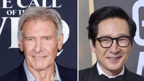 Harrison Ford freut sich mit Ke Huy Quan