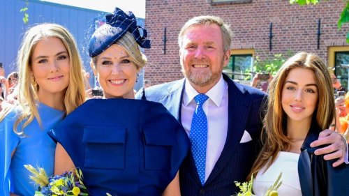 Stylischer Auftritt der Königsfamilie