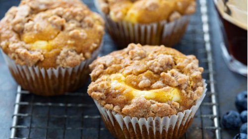 Backen: Köstliches Rezept für gesunde Cheesecake Muffins