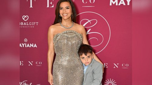 Großer Auftritt von Eva Longoria und Sohn