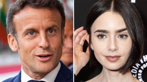 Macron hofft auf Treffen mit Lily Collins