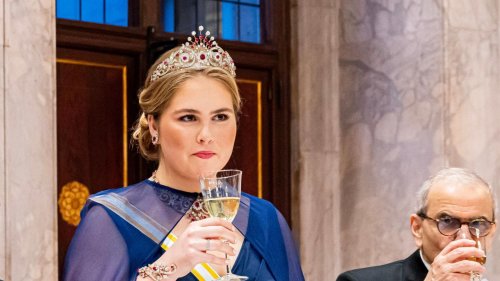 Prinzessin Amalia: Beim Staatsbankett feiert sie besonderes Diadem-Debüt