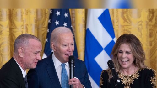 Sie feiern mit Joe Biden im Weißen Haus