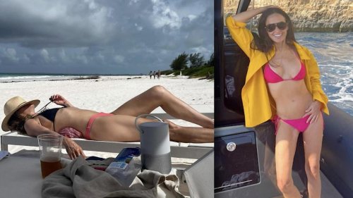 Jennifer Aniston und Demi Moore präsentieren ihre Beach Bodys