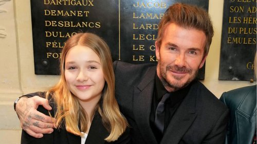 Süßer Vater-Tochter-Moment: David Beckham und Harper Seven singen mit beim Elton-John-Konzert