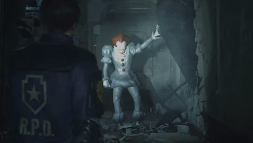 IT's Pennywise In Resident Evil Is The Scariest Thing You'll See Today
