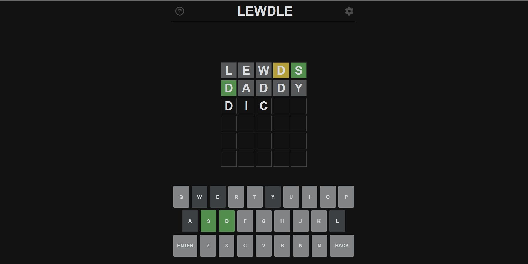 Inappropriate Wordle Clone 'Lewdle' Explained