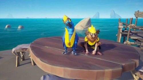 Next Sea Of Thieves Update Will Let You Dress Your Pet Up Like A Banana