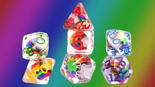 This Officially Licensed D&D Dice Set Was Designed By The Creator Of The Progress Pride Flag