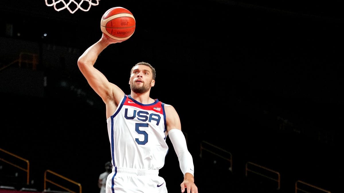 Olympic Roundup U.S. Men's Basketball Advances to Gold Medal Game