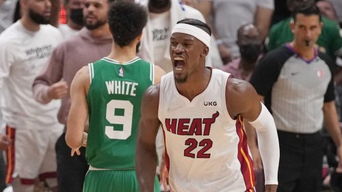 Jimmy Butler scores 41 points, Heat beat Celtics in Game 1 of Eastern Conference finals