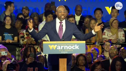 'The people have spoken': Democratic Sen. Raphael Warnock celebrates Georgia runoff win