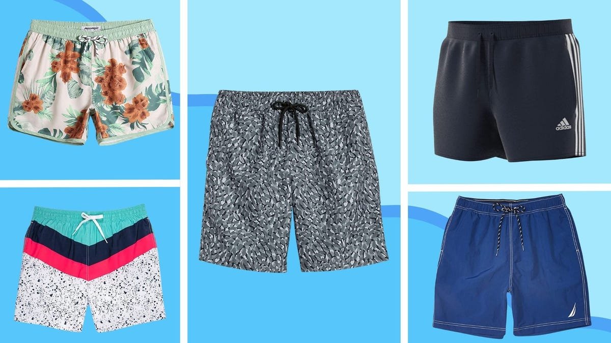 10 pairs of men's swim trunks that Amazon shoppers swear by
