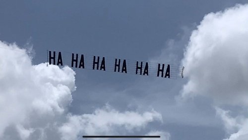 'Taste of his own medicine': Plane flew ‘Ha Ha Ha' banner over Trump's Mar-a-Lago home