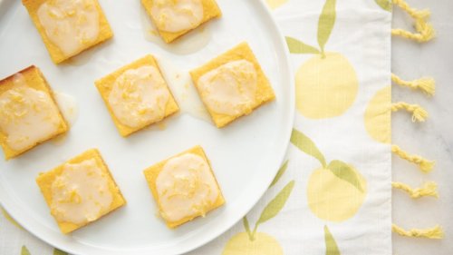 You'll never believe the secret ingredient in these lemon brownie bites