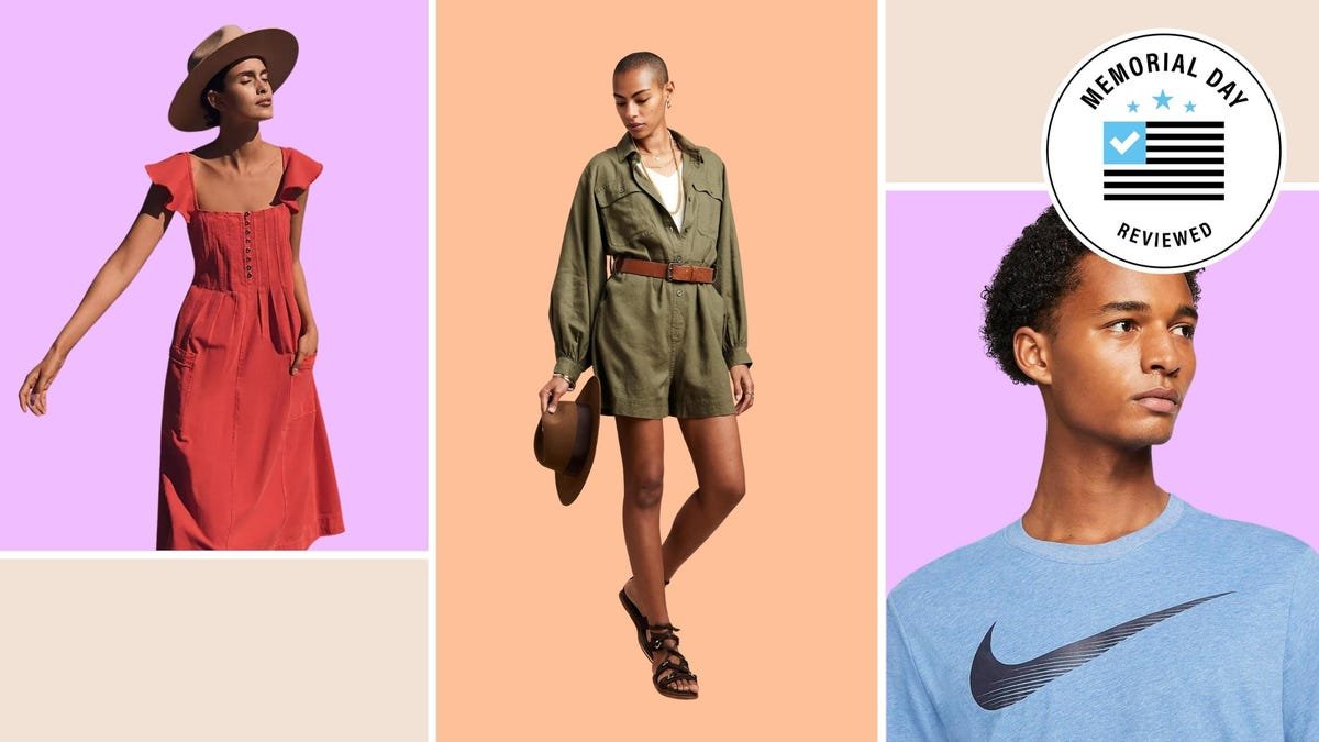 Shop the best Memorial Day clothing sales from Allbirds, Anthropologie, J.Crew and more