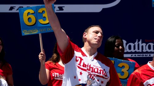 Joey Chestnut devours 63 franks to win 2022 Nathan's Hot Dog Eating Contest, his 15th victory in 16 years