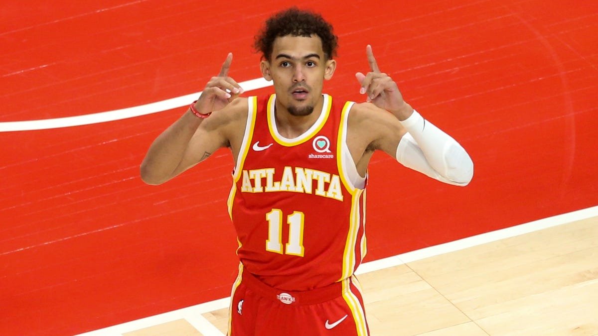Hawks' Trae Young showing no fear of the moment in first career playoff games