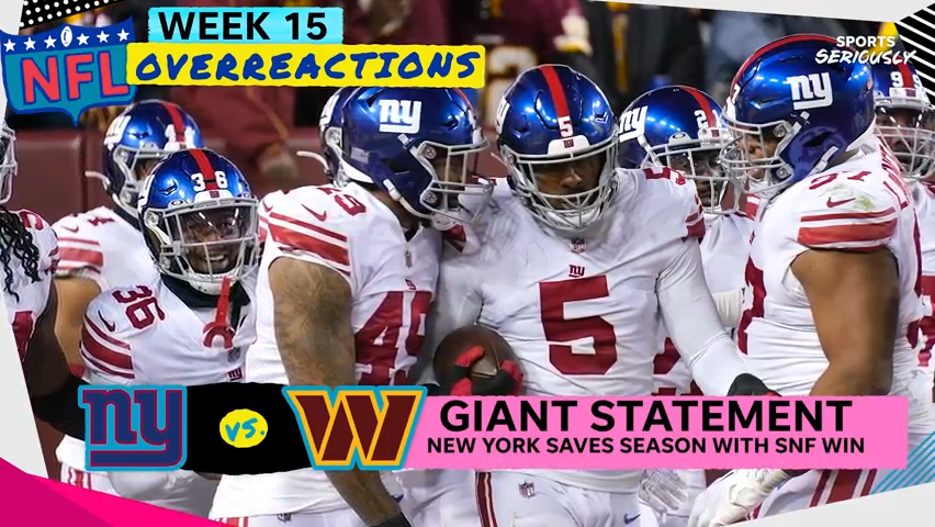 NFC Week 15 overreactions: Giants save season with stunning win over Washington