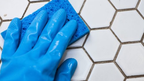 Use this trick to clean your tile grout
