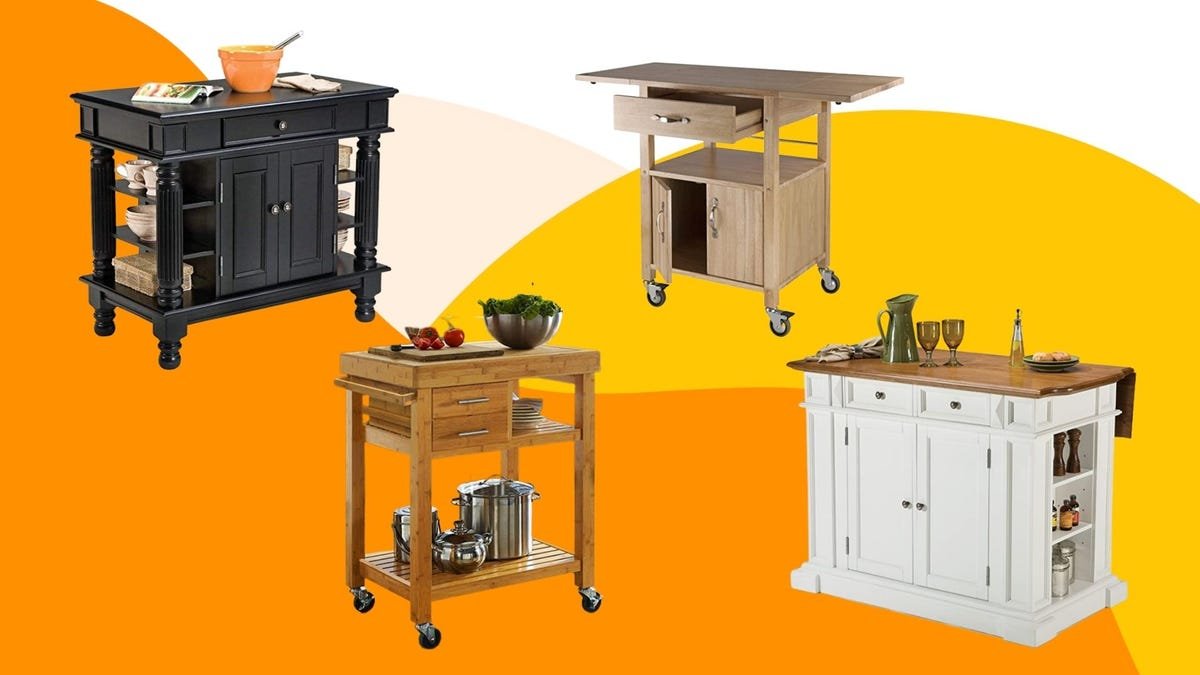 13 kitchen carts and islands with thousands of reviews on Amazon