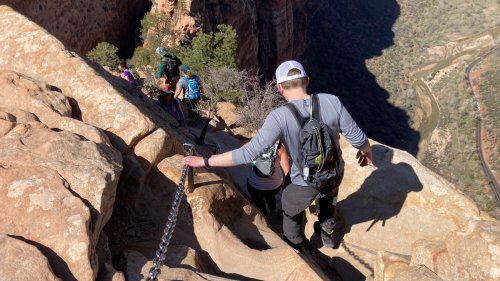 Angels Landing hike in Zion National Park is precipitous fun