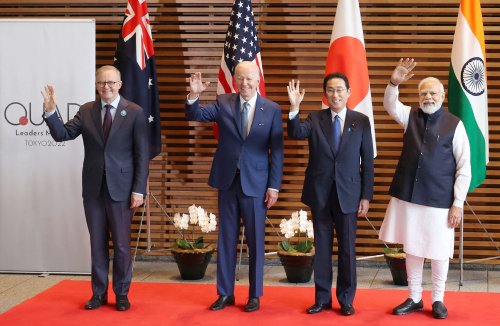 President Joe Biden wraps up Asia tour by meeting with 'Quad' leaders in Japan