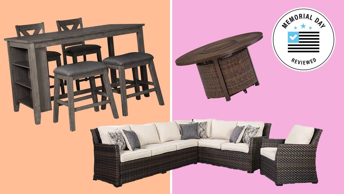 Ashley Furniture's Memorial Day sale boasts impressive discounts on living room and patio furniture