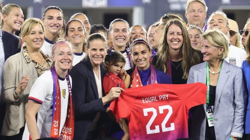 U.S. women's soccer team on winning fight for equal pay