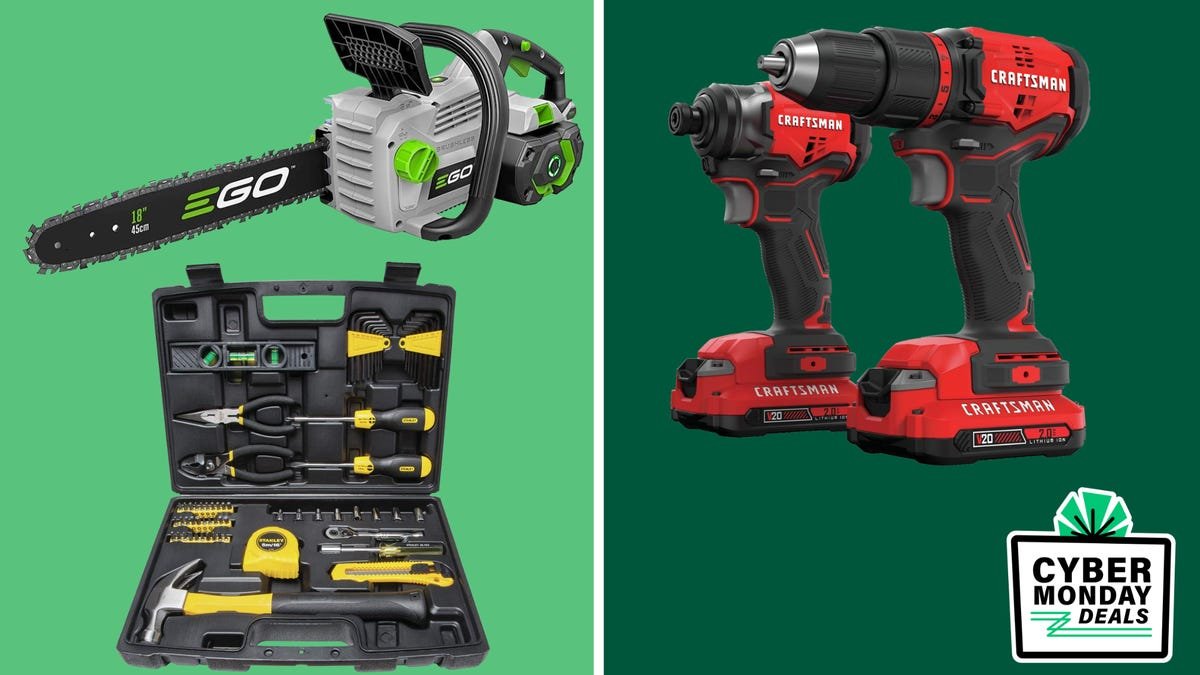 Gear up with these Cyber Monday tool deals—save up to 66% on drills, saws and more