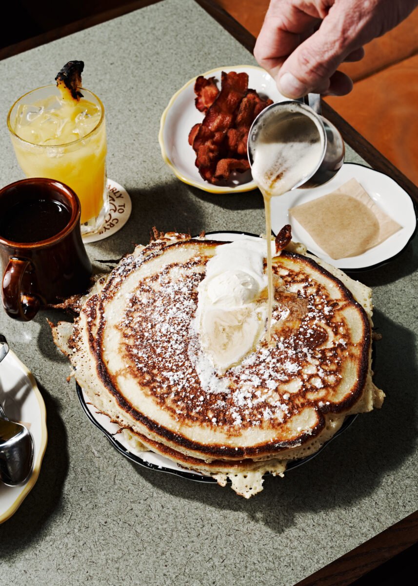How to Make Ford Fry’s Perfectly Griddled Pancakes and Buttermilk Syrup