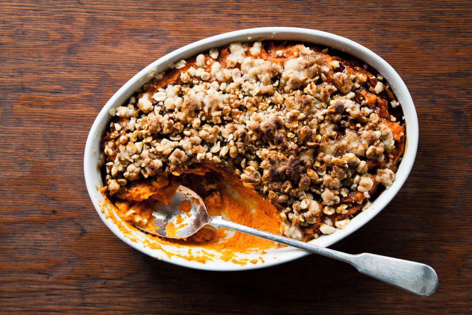 Sweet Potato Casserole with Sorghum