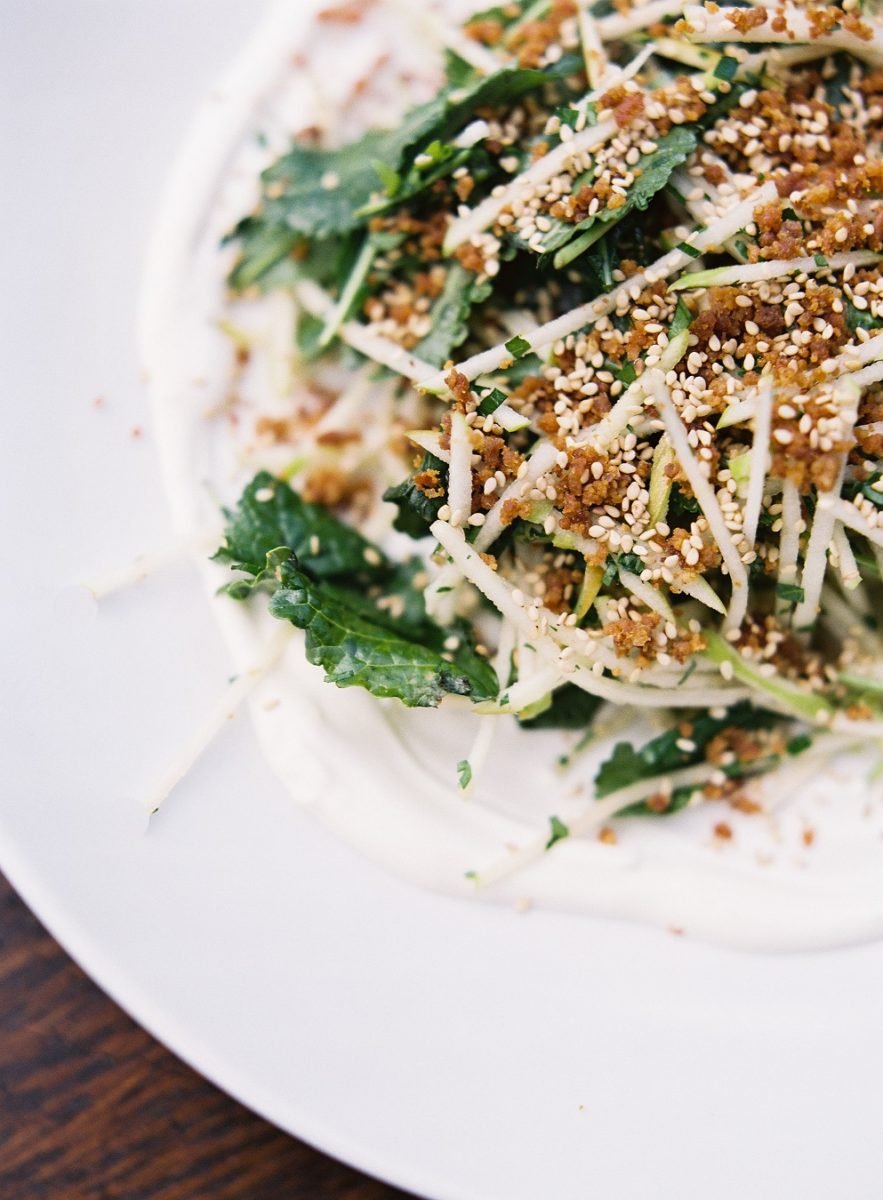 Apple Salad with Cider-Benne Vinaigrette