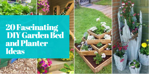 20 Fascinating DIY Garden Bed and Planter Ideas