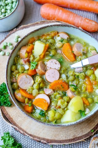 Erbsensuppe, klassisch wie bei Oma