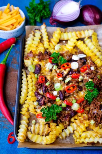 Chili-Cheese-Pommes aus Kartoffeln selber machen
