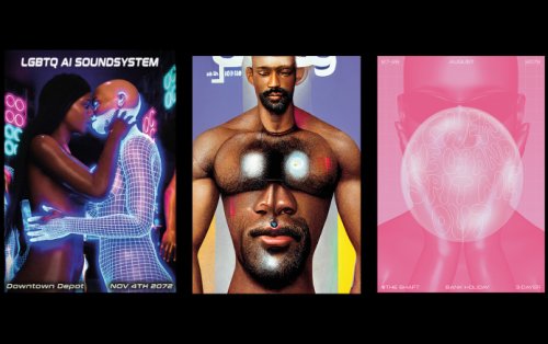 10 artists design club posters imagining future of LGBTQ+ nightlife in 2072