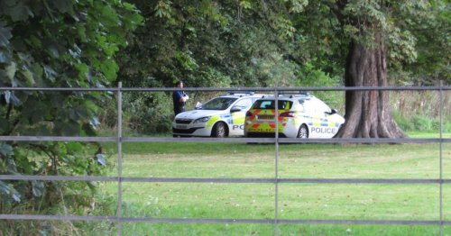 Police at scene as woods taped off close to Acklam Hall