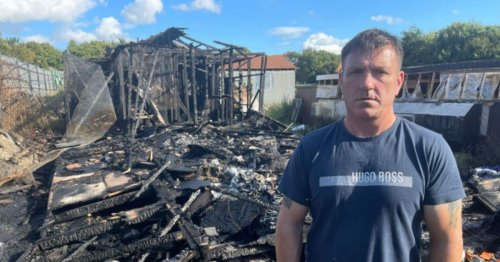 Dad-of-nine devastated after huge blaze killed over 300 pigeons