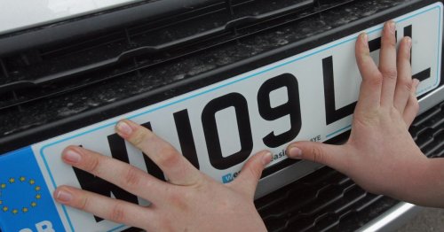 The new car number plate rules could see you hit with £1,000 fine and failed MOT