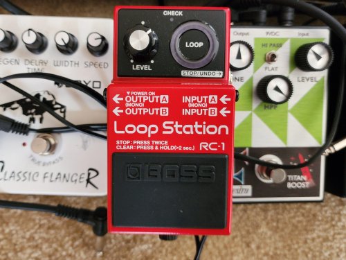 The BOSS RC-1 Loop Station makes guitar fun again